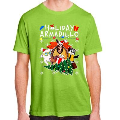 Holiday Armadillo Funny Matching Team Matching Group Adult ChromaSoft Performance T-Shirt