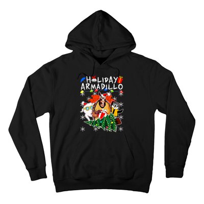 Holiday Armadillo Funny Matching Team Matching Group Hoodie