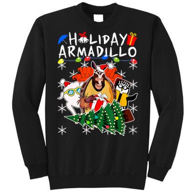 Holiday Armadillo Funny Matching Team Matching Group Sweatshirt