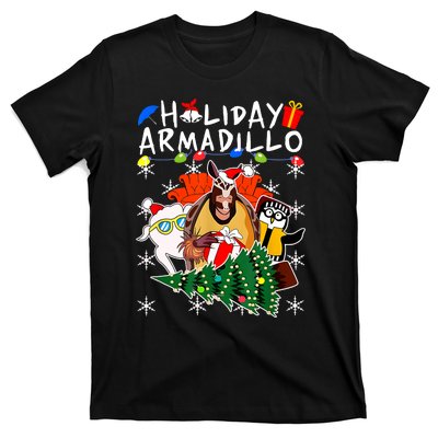 Holiday Armadillo Funny Matching Team Matching Group T-Shirt