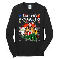 Holiday Armadillo Funny Matching Team Matching Group Tall Long Sleeve T-Shirt