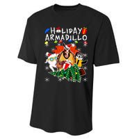 Holiday Armadillo Funny Matching Team Matching Group Performance Sprint T-Shirt