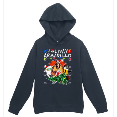 Holiday Armadillo Funny Matching Team Matching Group Urban Pullover Hoodie