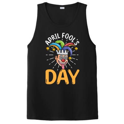 Happy April Fools Day Joke Funny Cute Gift PosiCharge Competitor Tank