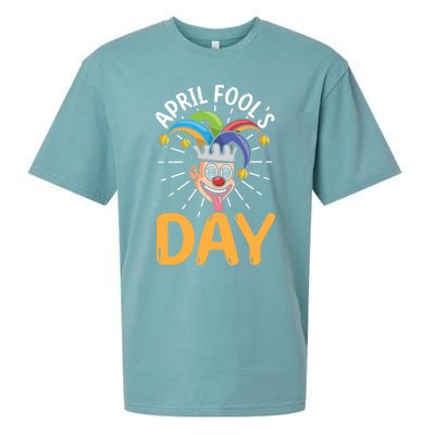 Happy April Fools Day Joke Funny Cute Gift Sueded Cloud Jersey T-Shirt