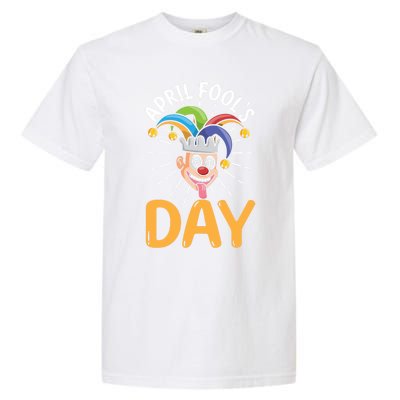 Happy April Fools Day Joke Funny Cute Gift Garment-Dyed Heavyweight T-Shirt