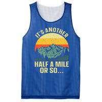 Hiking Art For Camping Backpacking Mountain Hiker Mesh Reversible Basketball Jersey Tank