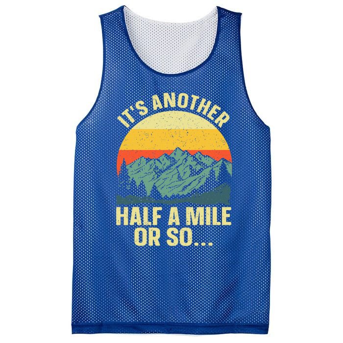 Hiking Art For Camping Backpacking Mountain Hiker Mesh Reversible Basketball Jersey Tank