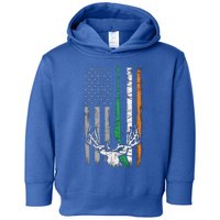 Hunting American Flag Irish St Patricks Day Ireland Usa Cute Gift Toddler Hoodie