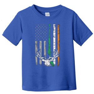 Hunting American Flag Irish St Patricks Day Ireland Usa Cute Gift Toddler T-Shirt