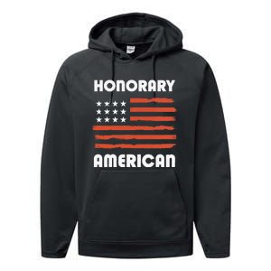 Honorary American Flag Patriotic Exchange Student Honorary Performance Fleece Hoodie