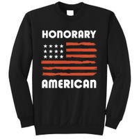 Honorary American Flag Patriotic Exchange Student Honorary Sweatshirt