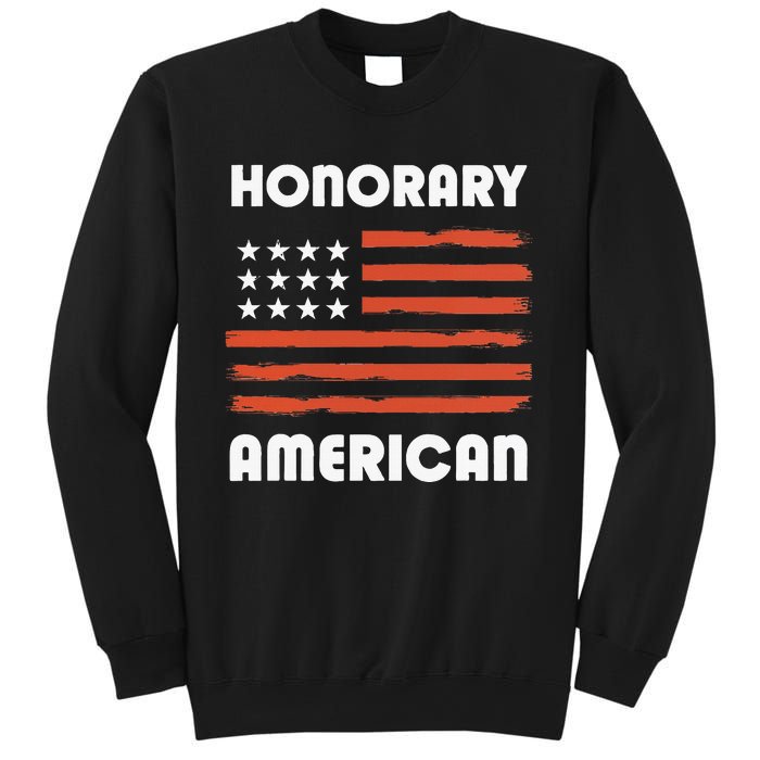 Honorary American Flag Patriotic Exchange Student Honorary Sweatshirt