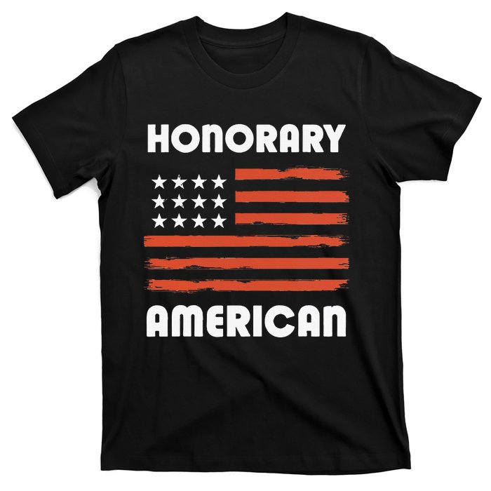 Honorary American Flag Patriotic Exchange Student Honorary T-Shirt