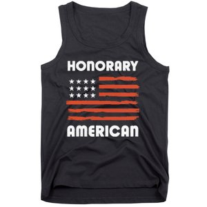 Honorary American Flag Patriotic Exchange Student Honorary Tank Top