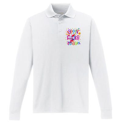 Happy April Fools Day 1st April Fools Day 2024 Joke Funny Performance Long Sleeve Polo