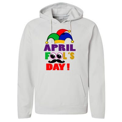 Happy April Fools Day April Fools Day Joke Funny 1st Performance Fleece Hoodie