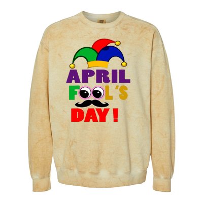 Happy April Fools Day April Fools Day Joke Funny 1st Colorblast Crewneck Sweatshirt