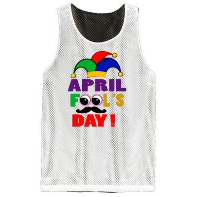 Happy April Fools Day April Fools Day Joke Funny 1st Mesh Reversible Basketball Jersey Tank