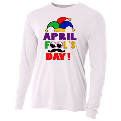 Happy April Fools Day April Fools Day Joke Funny 1st Cooling Performance Long Sleeve Crew