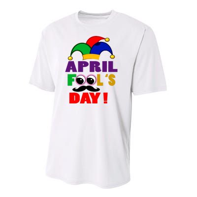 Happy April Fools Day April Fools Day Joke Funny 1st Performance Sprint T-Shirt