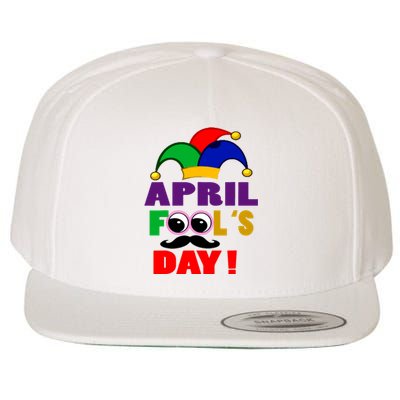 Happy April Fools Day April Fools Day Joke Funny 1st Wool Snapback Cap