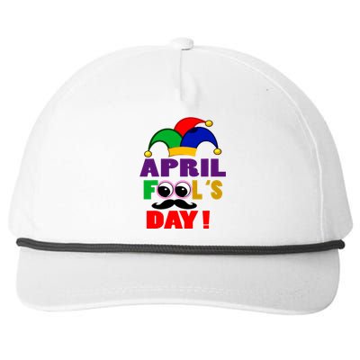 Happy April Fools Day April Fools Day Joke Funny 1st Snapback Five-Panel Rope Hat