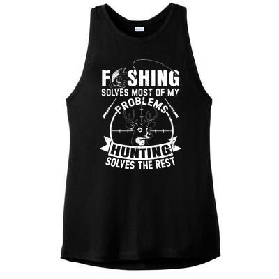 Hunting And Fishing Ladies PosiCharge Tri-Blend Wicking Tank