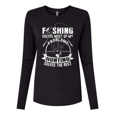 Hunting And Fishing Womens Cotton Relaxed Long Sleeve T-Shirt