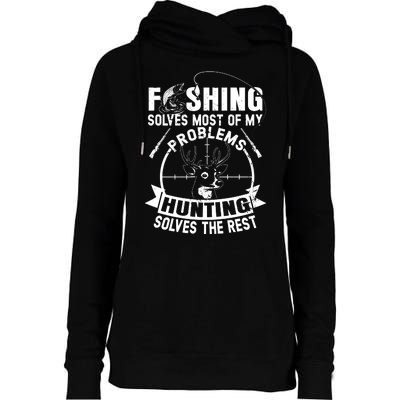 Hunting And Fishing Womens Funnel Neck Pullover Hood