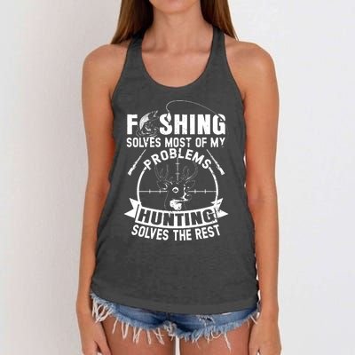 Hunting And Fishing Women's Knotted Racerback Tank