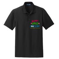 Happy April Fools Day April 1st Joke Pranks Funny Dry Zone Grid Polo