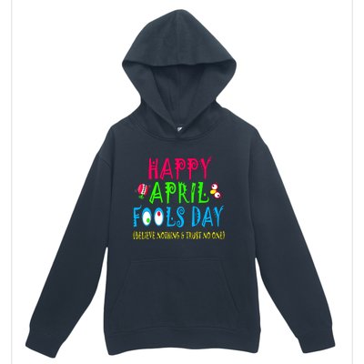 Happy April Fools Day April 1st Joke Pranks Funny Urban Pullover Hoodie