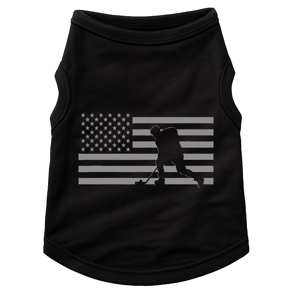 Hockey American Flag Hockey Doggie Tank