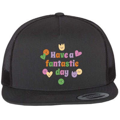 Have A Fantastic Day Smiley Flatbill Hat