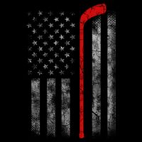Hockey American Flag Cooling Performance Crew T-Shirt