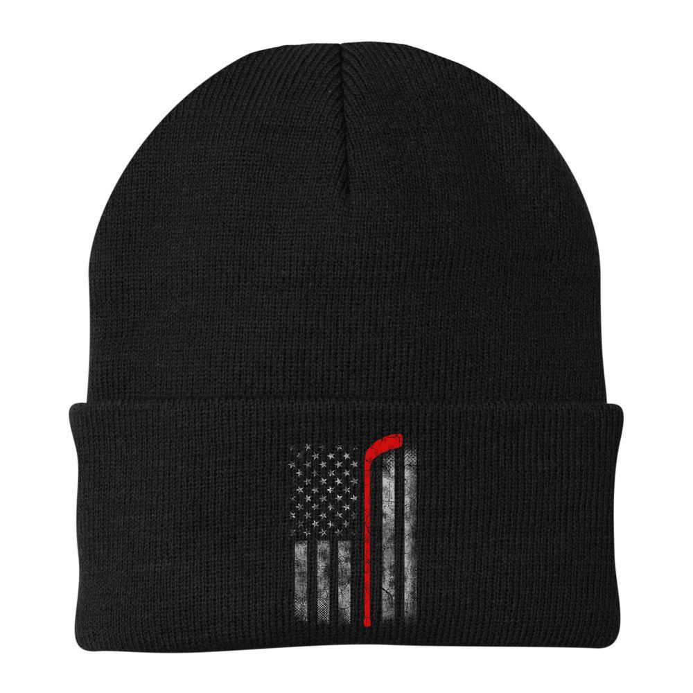 Hockey American Flag Beanie