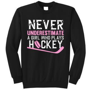 Hockey Art For Women Field Hockey Player Sport Sweatshirt