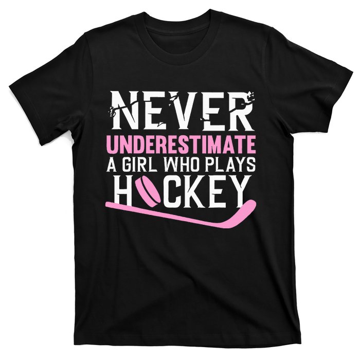 Hockey Art For Women Field Hockey Player Sport T-Shirt