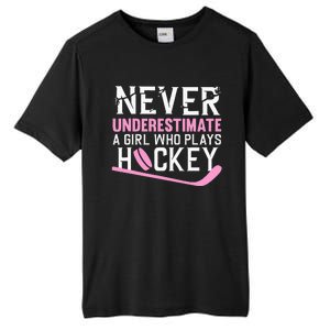 Hockey Art For Women Field Hockey Player Sport Tall Fusion ChromaSoft Performance T-Shirt