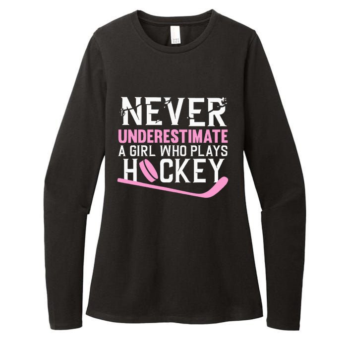 Hockey Art For Women Field Hockey Player Sport Womens CVC Long Sleeve Shirt