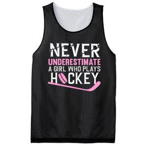 Hockey Art For Women Field Hockey Player Sport Mesh Reversible Basketball Jersey Tank