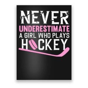 Hockey Art For Women Field Hockey Player Sport Poster