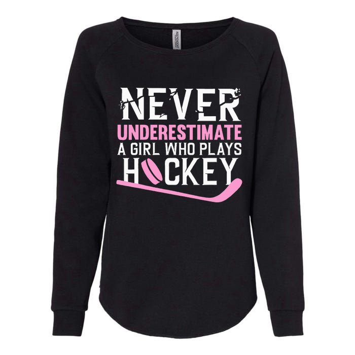 Hockey Art For Women Field Hockey Player Sport Womens California Wash Sweatshirt