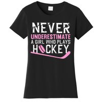 Hockey Art For Women Field Hockey Player Sport Women's T-Shirt