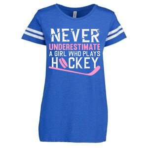 Hockey Art For Women Field Hockey Player Sport Enza Ladies Jersey Football T-Shirt