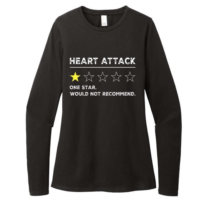 Heart Attack Funny Get Well Soon Gag Recovery Womens CVC Long Sleeve Shirt