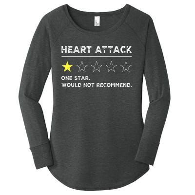 Heart Attack Funny Get Well Soon Gag Recovery Women's Perfect Tri Tunic Long Sleeve Shirt