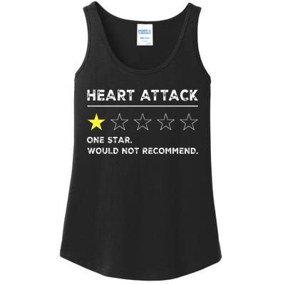 Heart Attack Funny Get Well Soon Gag Recovery Ladies Essential Tank