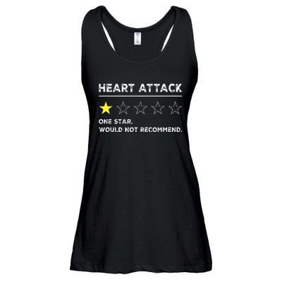 Heart Attack Funny Get Well Soon Gag Recovery Ladies Essential Flowy Tank